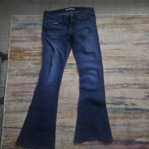J Brand Dark Blue Flare Jeans
